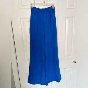 Lichi | Hip Cutout high waist Palazzo Pants with outer leg splits